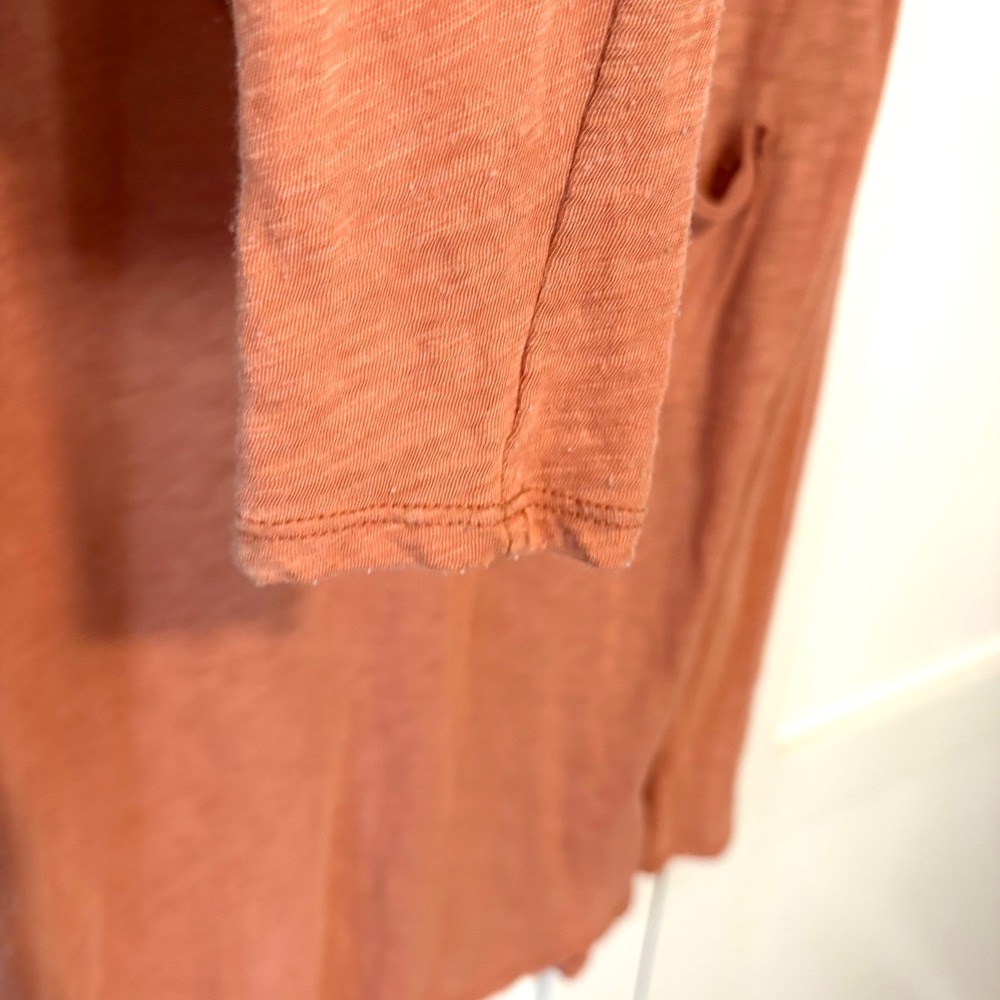 We the Free Women's Dusty Orange Long Sleeve T-Shirt in Size M - Picture 7 of 14
